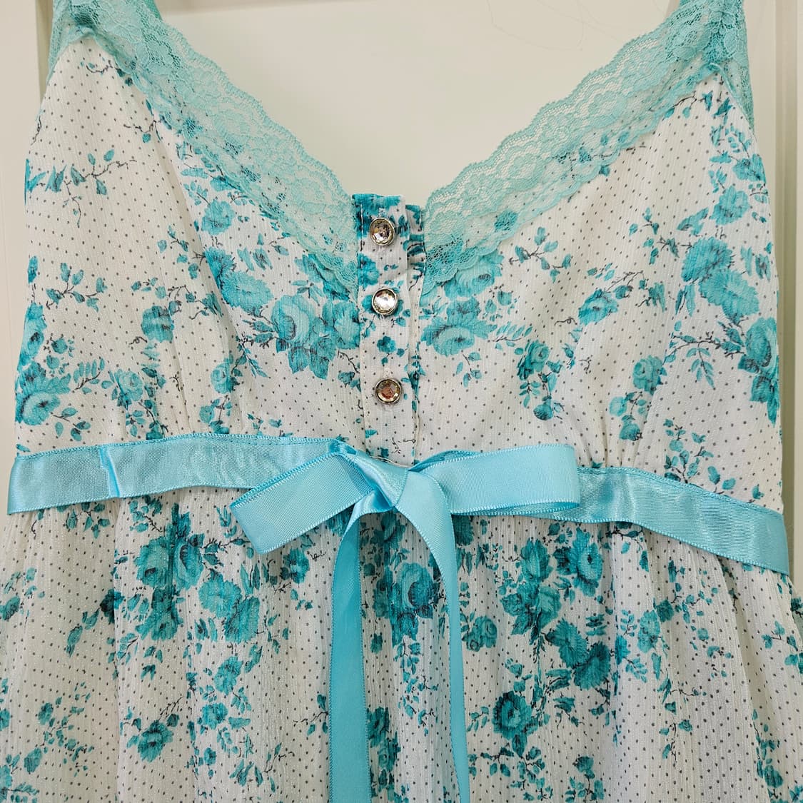 민트소다 플로럴 슬립 원피스 상품이미지2