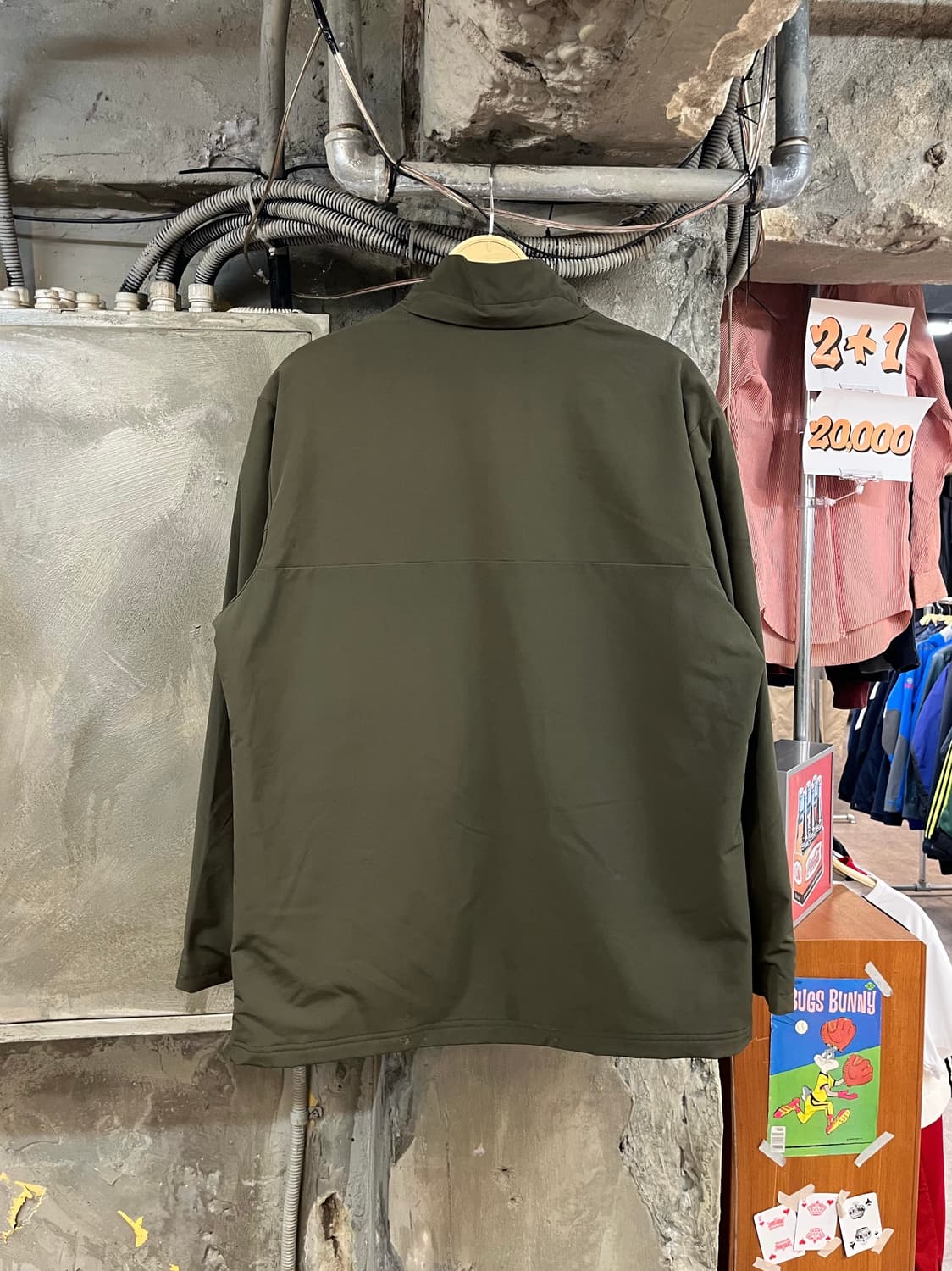 몽벨 바람막이 자켓 카키 110  #csz3014 상품이미지2