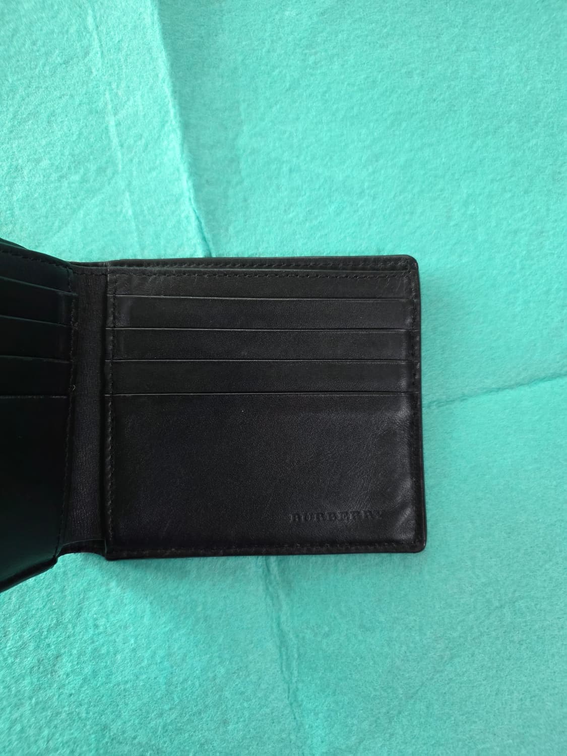 (정품) 버버리 체크 반지갑/40397371/개인/팝니다. 상품이미지4