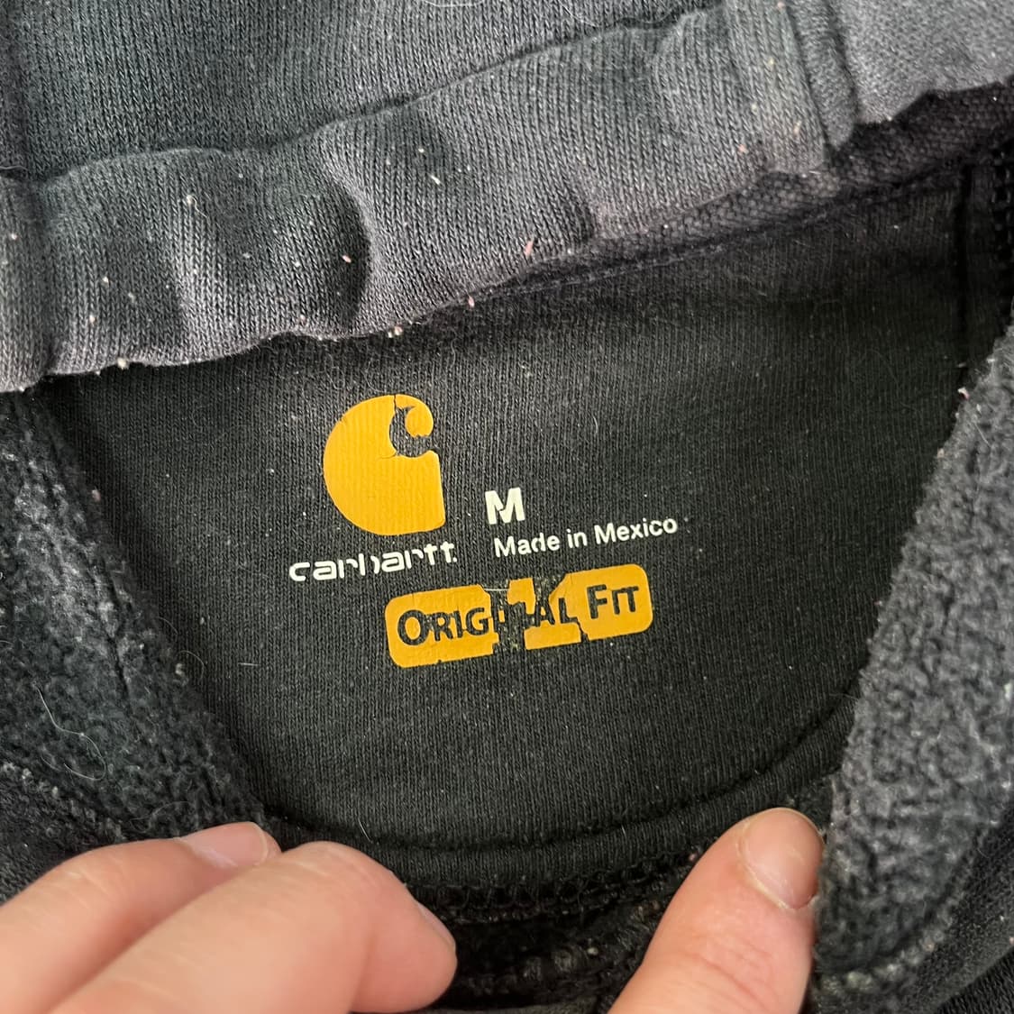105 칼하트 사이드라인 차콜 후드티 상품이미지2