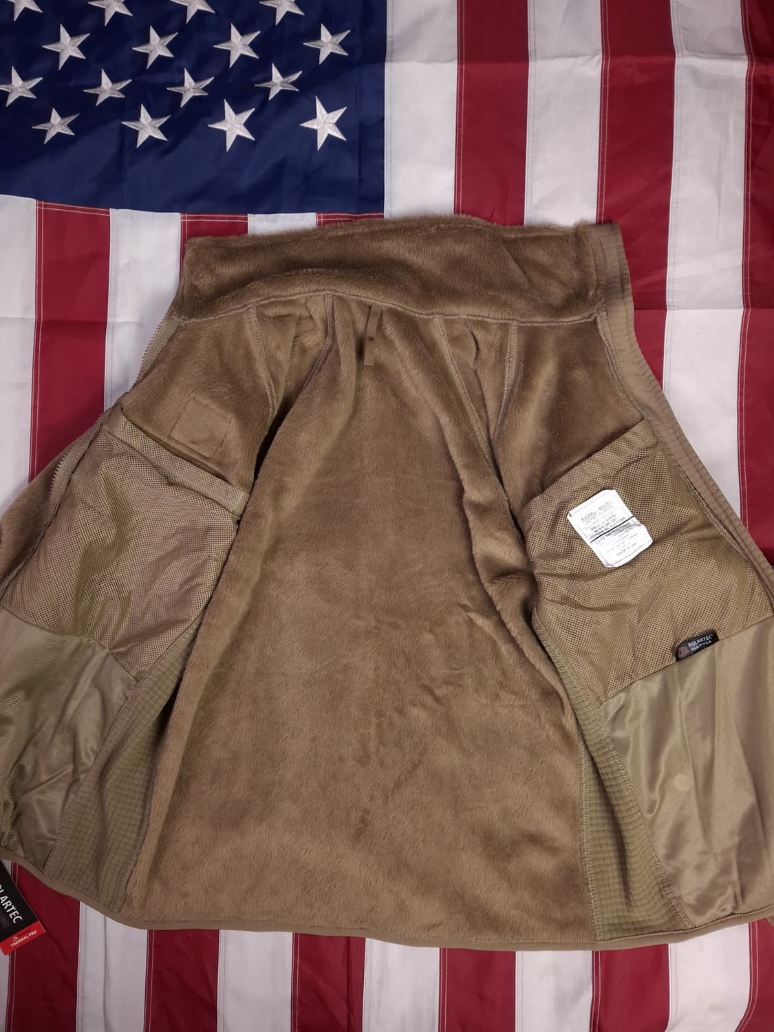 택새제품 오리지날 미군 지급용 신형 OCP 폴라텍 후리스자켓 상품이미지5