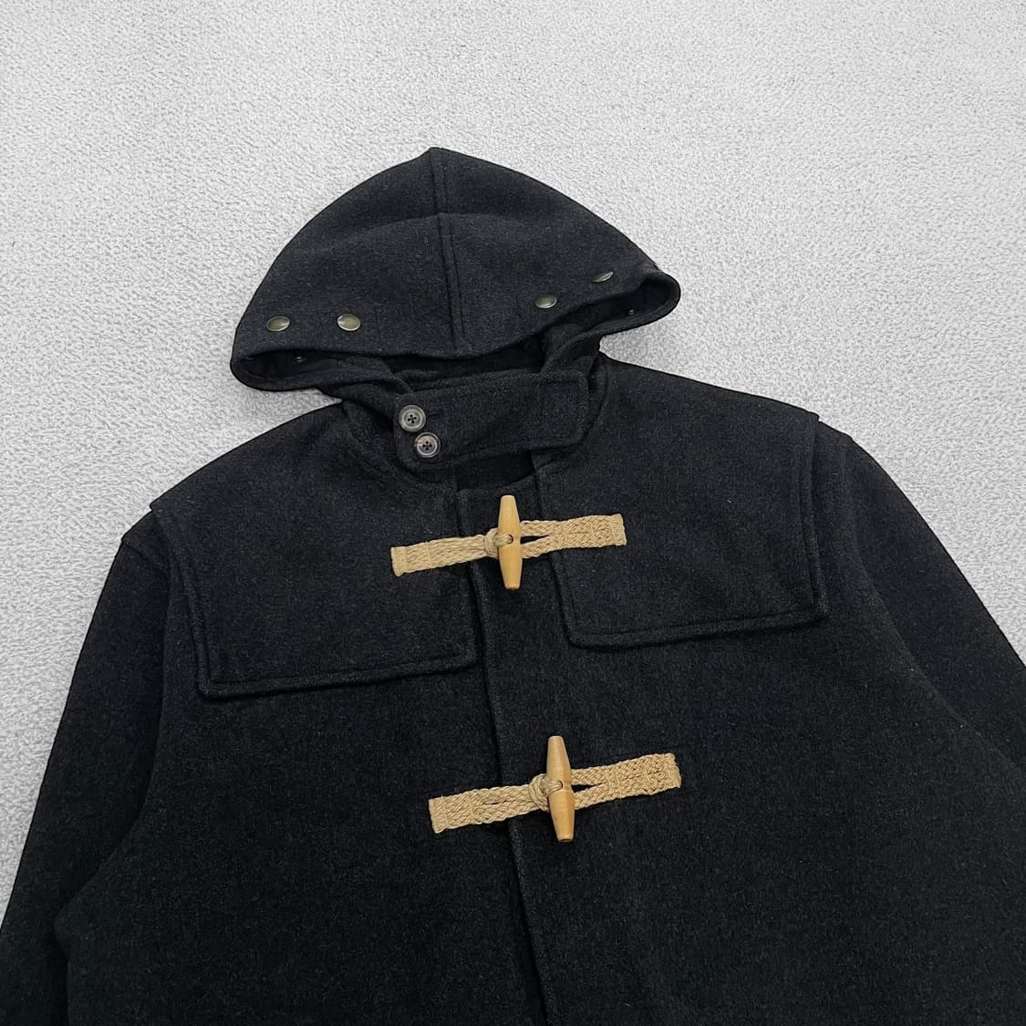 폴로 랄프로렌 더플 울 코트 차콜 상품이미지3