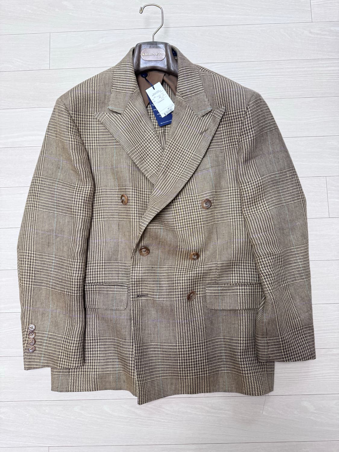 폴로 랄프로렌 더블 블레이저 자켓 글렌체크  (택달린 새상품 미개봉) 상품이미지1