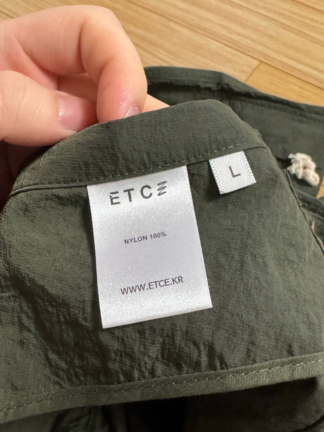 Etce 카고 나일론팬츠 카키 (L) 상품이미지5