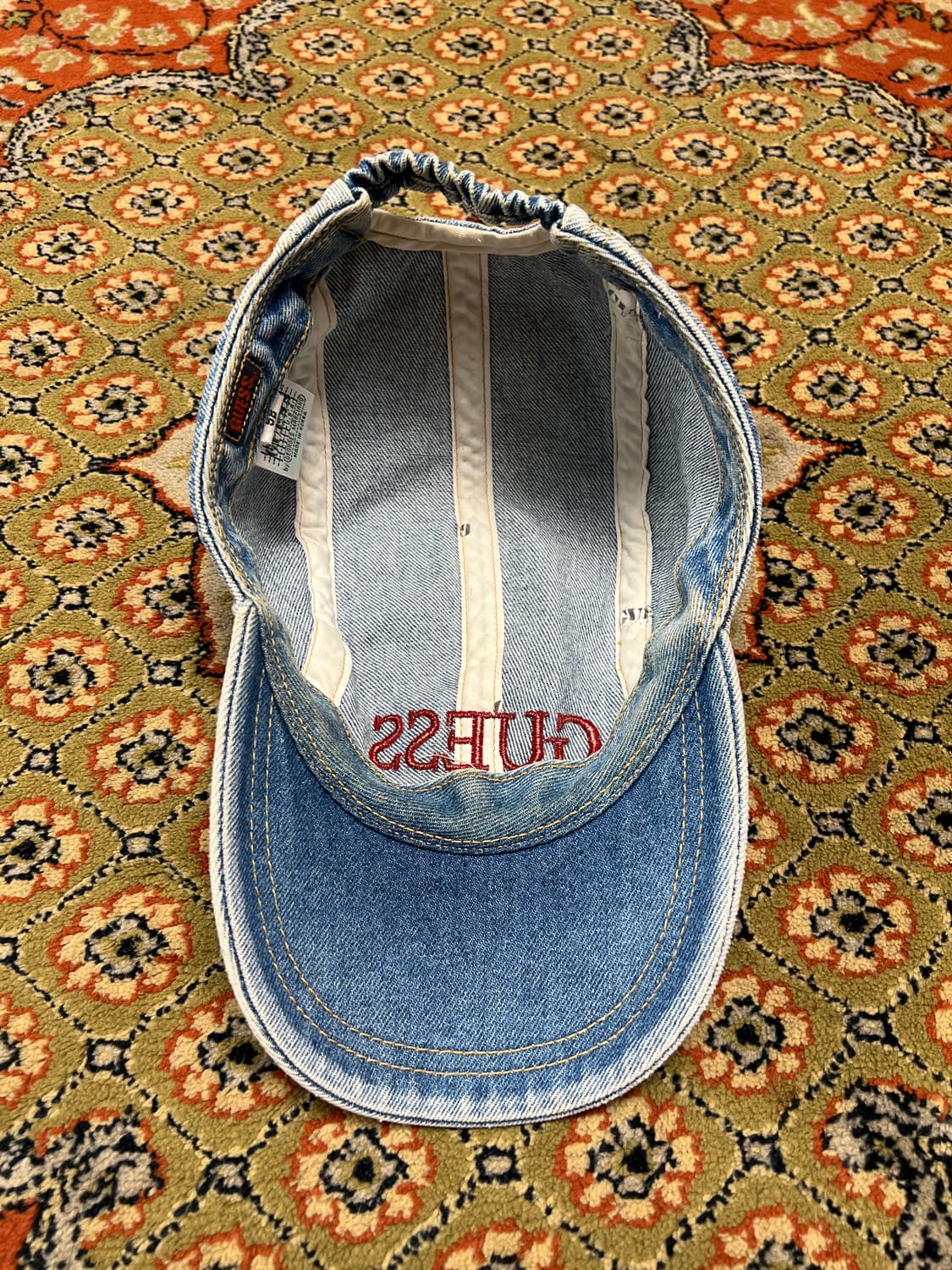 90s Guess 게스 빈티지 데님 볼캡 상품이미지2