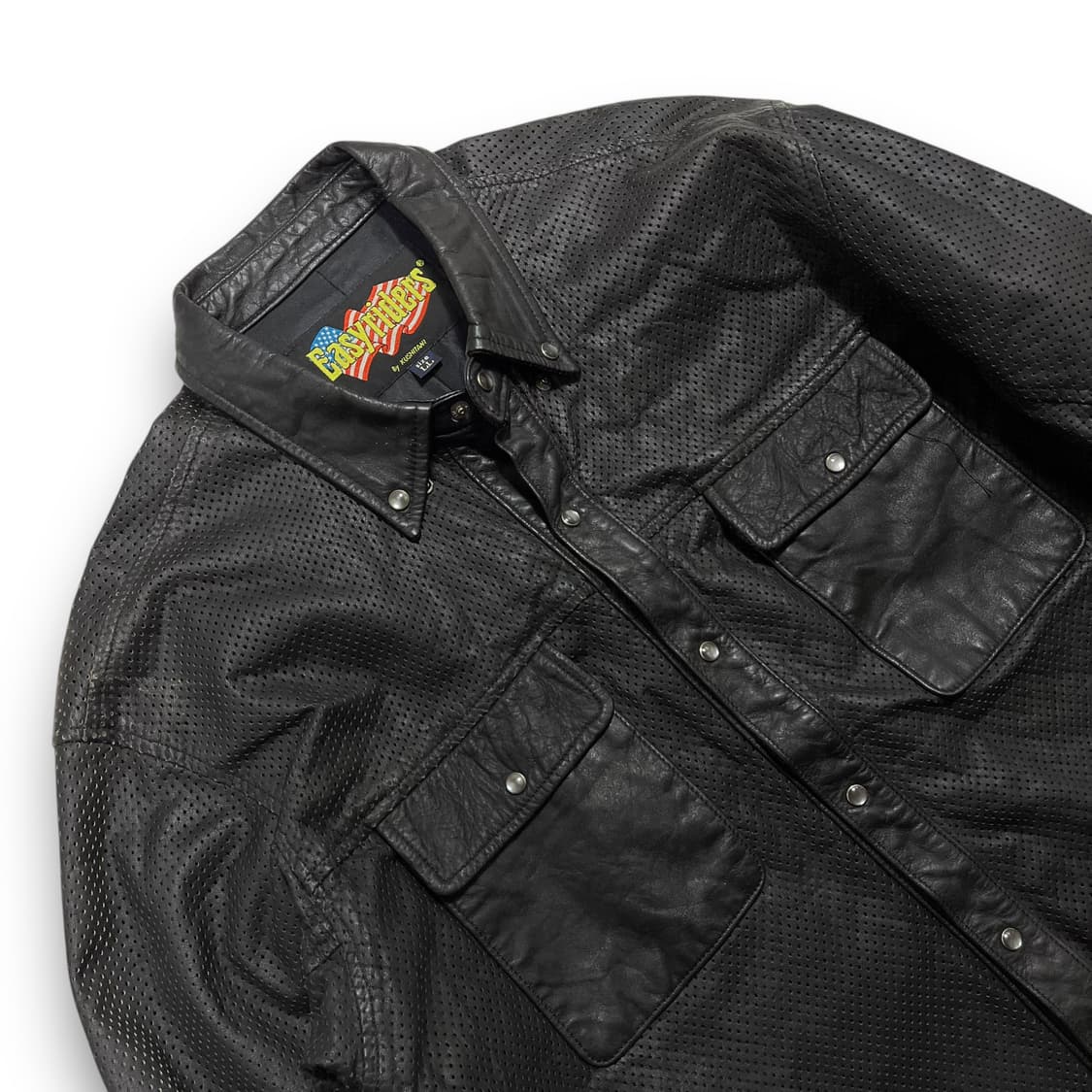 Easy riders dark western leather shirt 상품이미지4