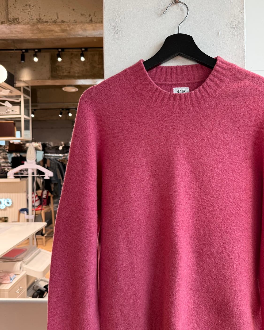 c.p.컴퍼니 핑크 울 라운드 니트  상품이미지4