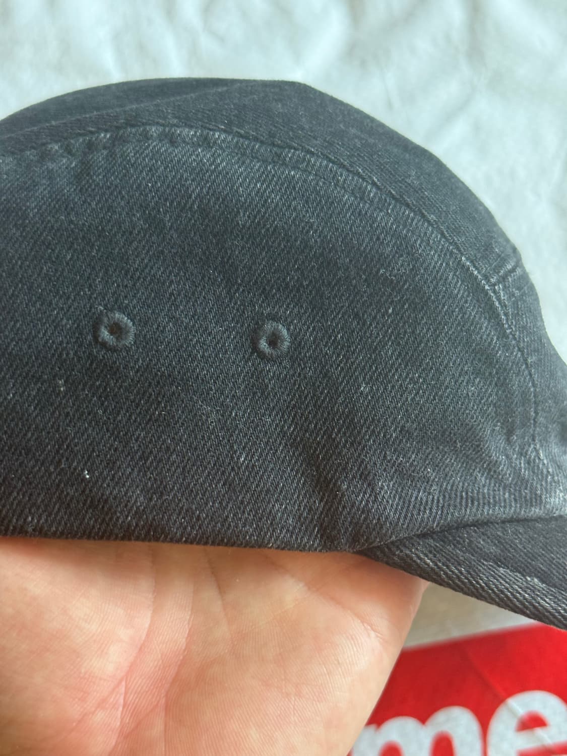 슈프림 데님 캠프캠 블랙 상품이미지5