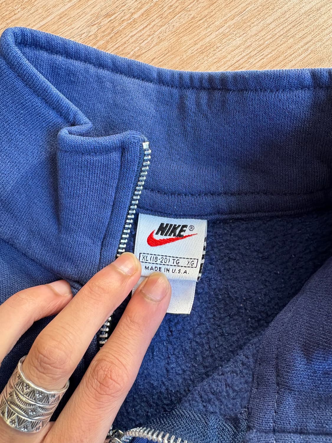 90s Nike 1/4 집업 스웻 상품이미지8