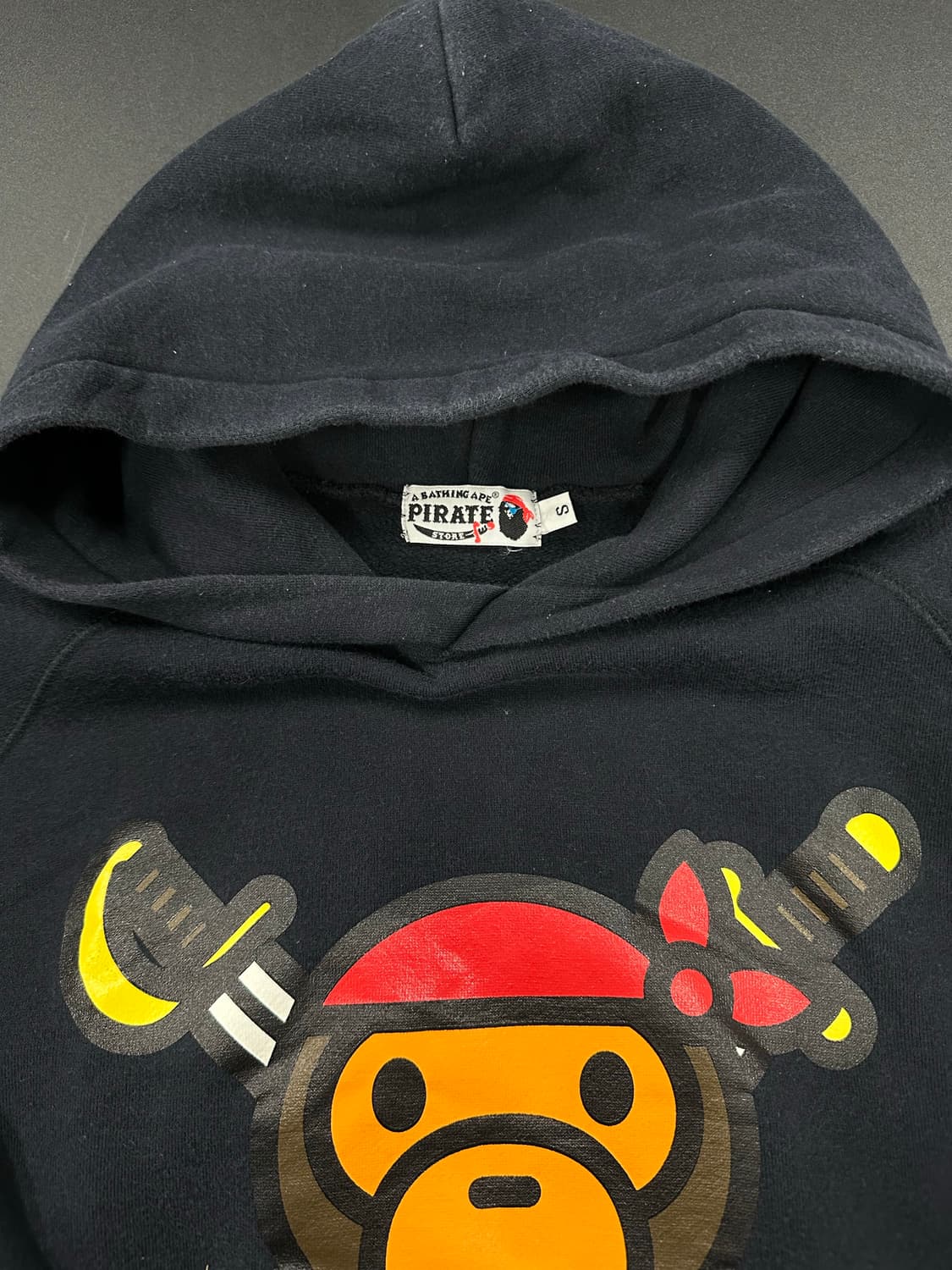 베이프 베이비 마일로 로고 후드티 상품이미지4