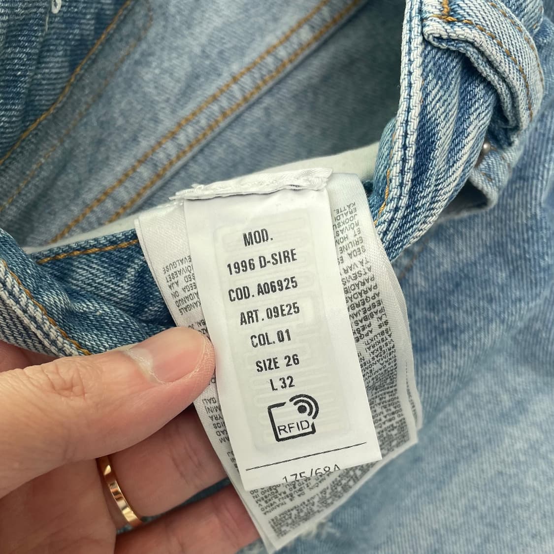 디젤 D라이즈 09e25 1996 (오염 하자 X) 상품이미지9