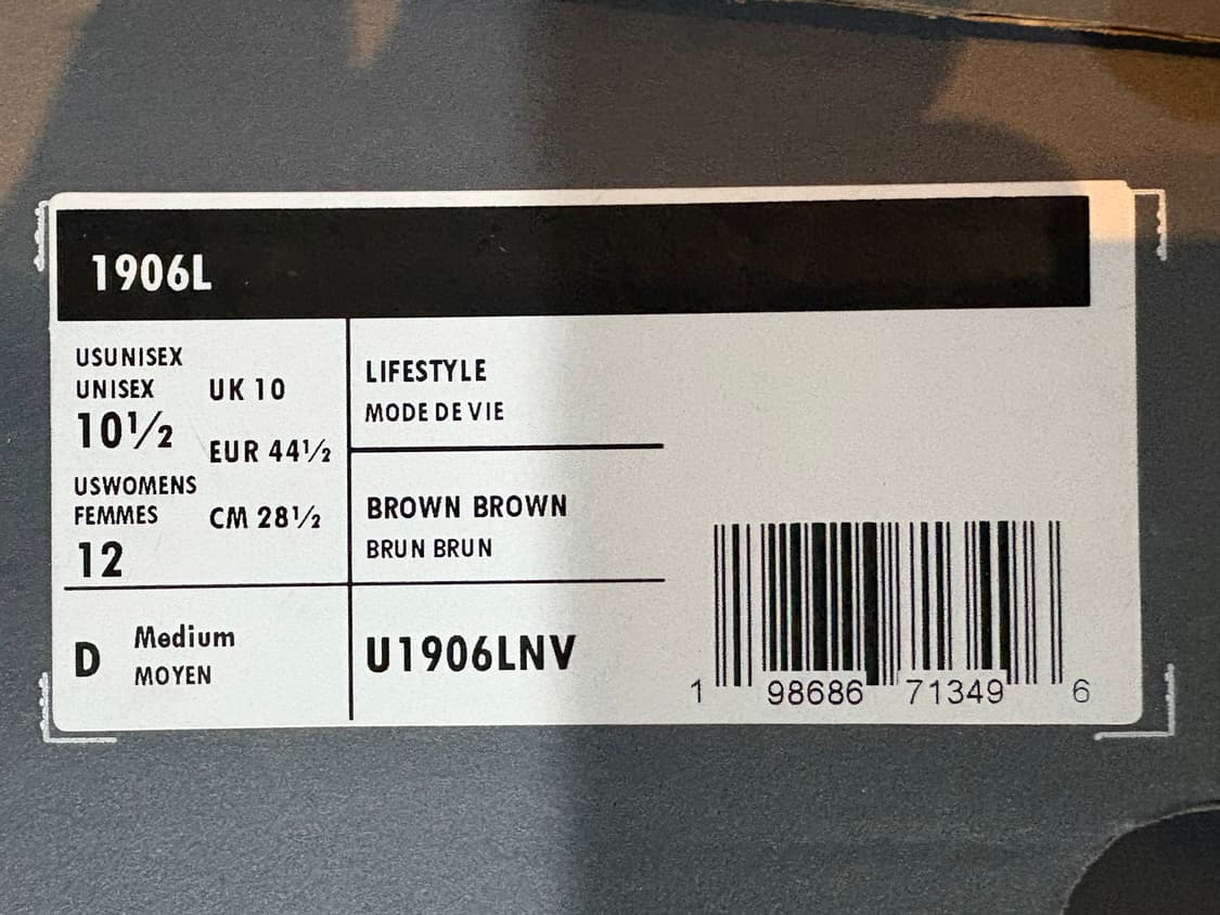 뉴발란스 1906LNV 카키색 uk10 (285-290) 상품이미지2