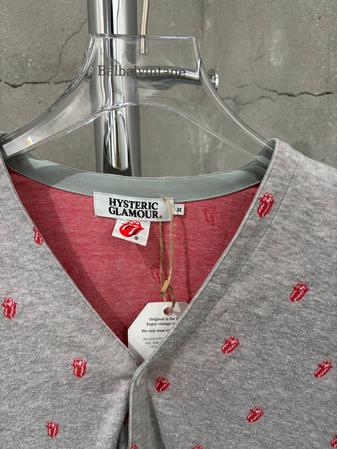 히스테릭글래머 x 롤링 스톤즈 가디건 상품이미지4