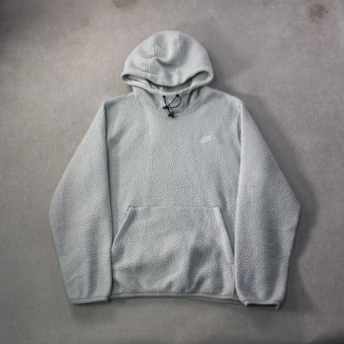 100 나이키 신형 자수 빅로고 양털 플리스 후드티 상품이미지2