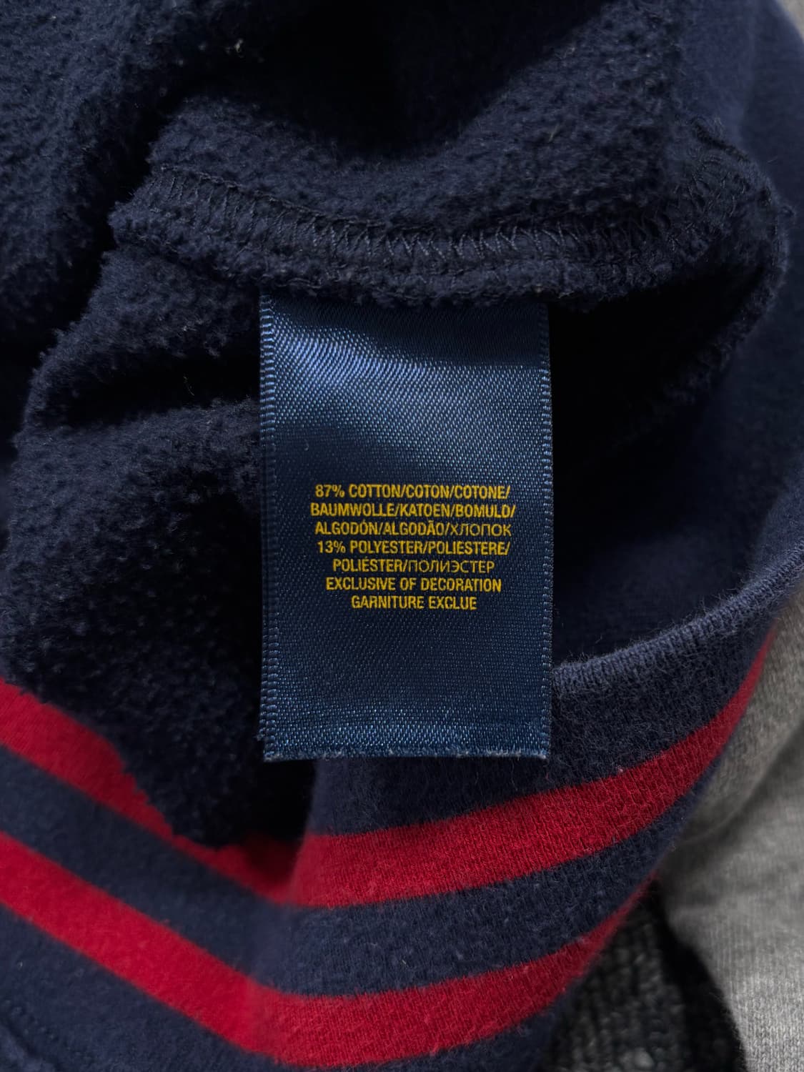 폴로 빅포니 배색 후드집업 상품이미지7