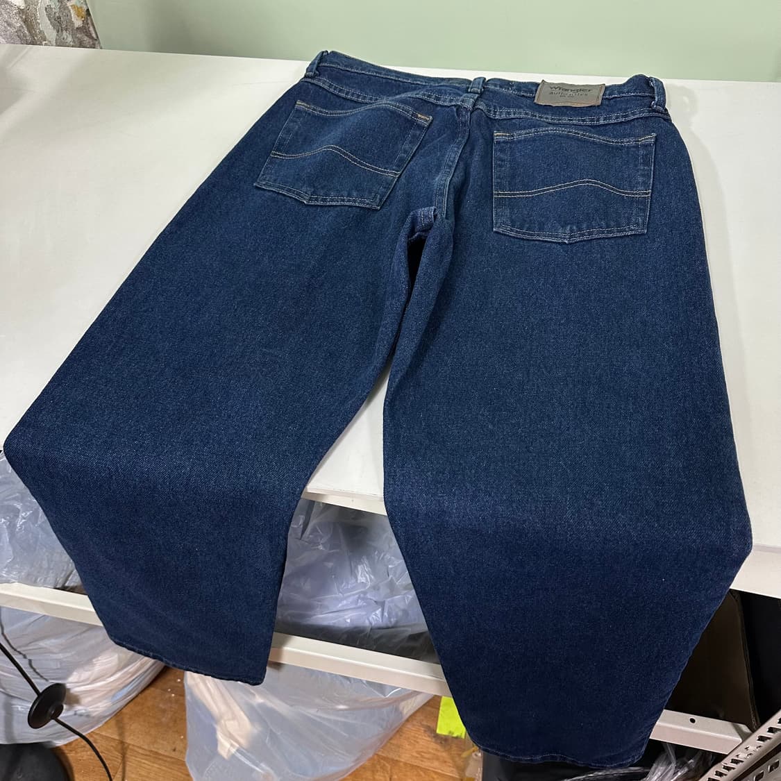 32 L 렝글러 레귤러일자핏 헤비데님 인디고 데님팬츠 상품이미지6