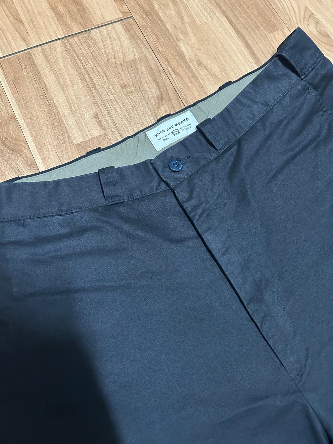 엔즈앤드민즈 워크 치노 팬츠 다크 네이비 라지 상품이미지5