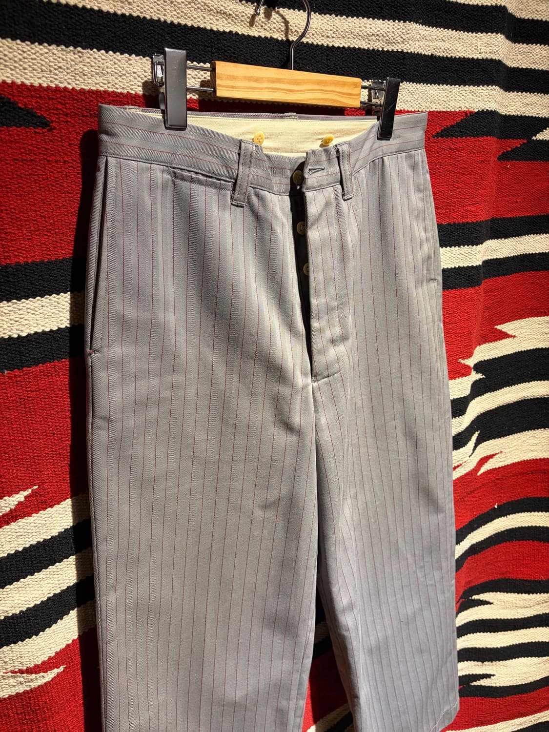 Labour union gray stripe pants  상품이미지2