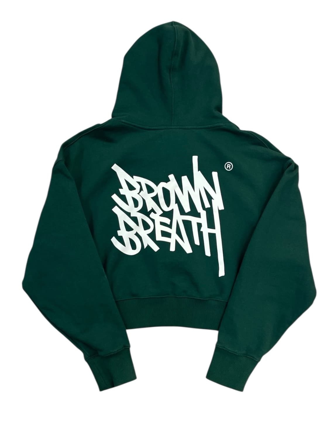 브라운브레스 크롭 후드티 그린 #csz2249 상품이미지4