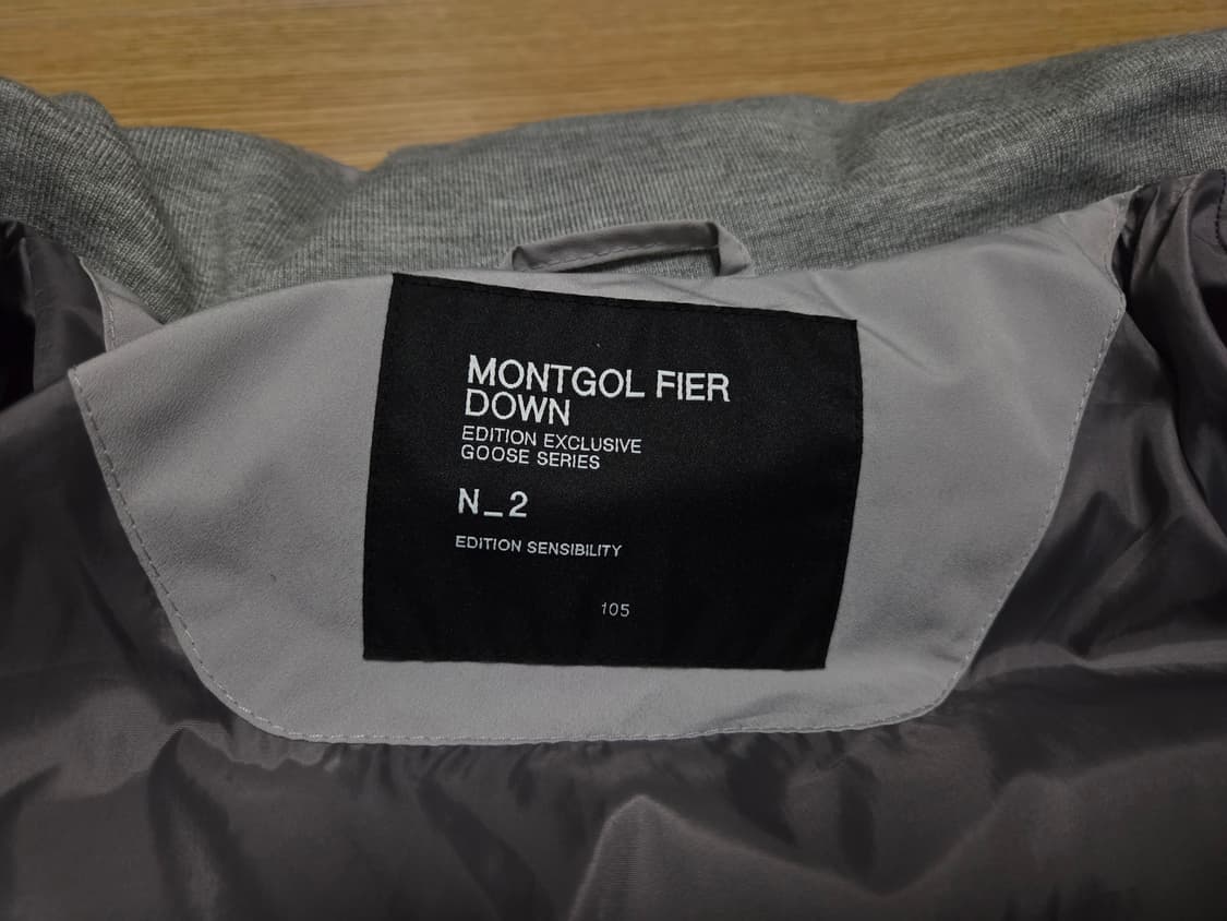 앤드지 몽골피에 오버핏 구스 다운  패딩 점퍼 상품이미지5