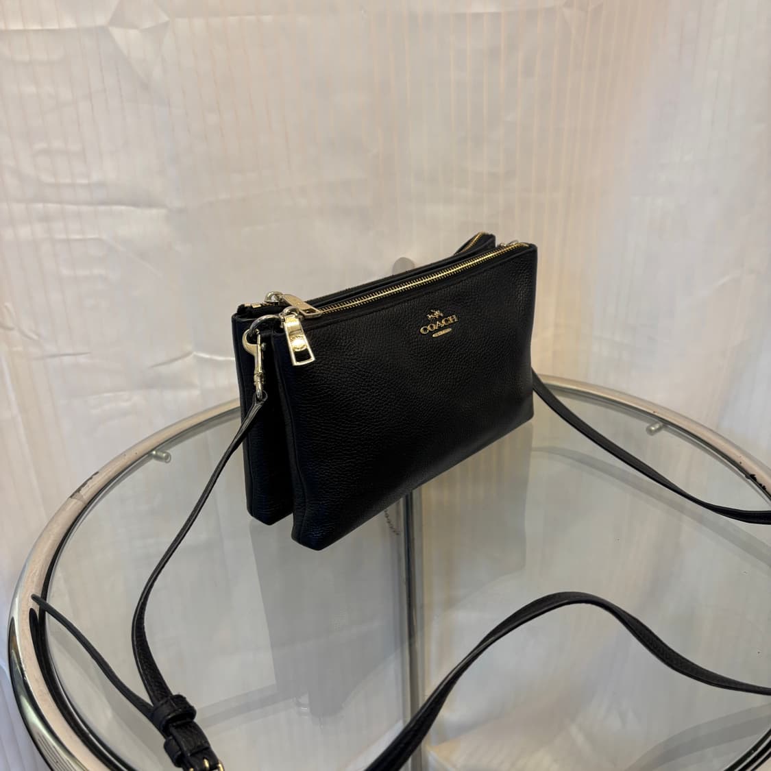정품 코치 가죽 크로스백     상품이미지6