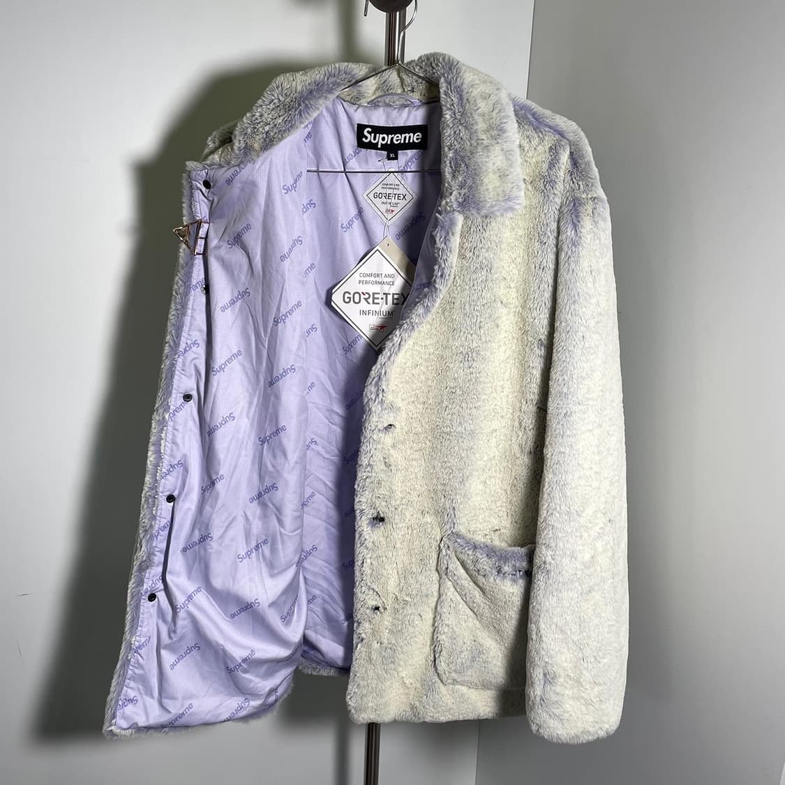 슈프림 21fw 2-Tone 포우 퍼 샵 코트  상품이미지6