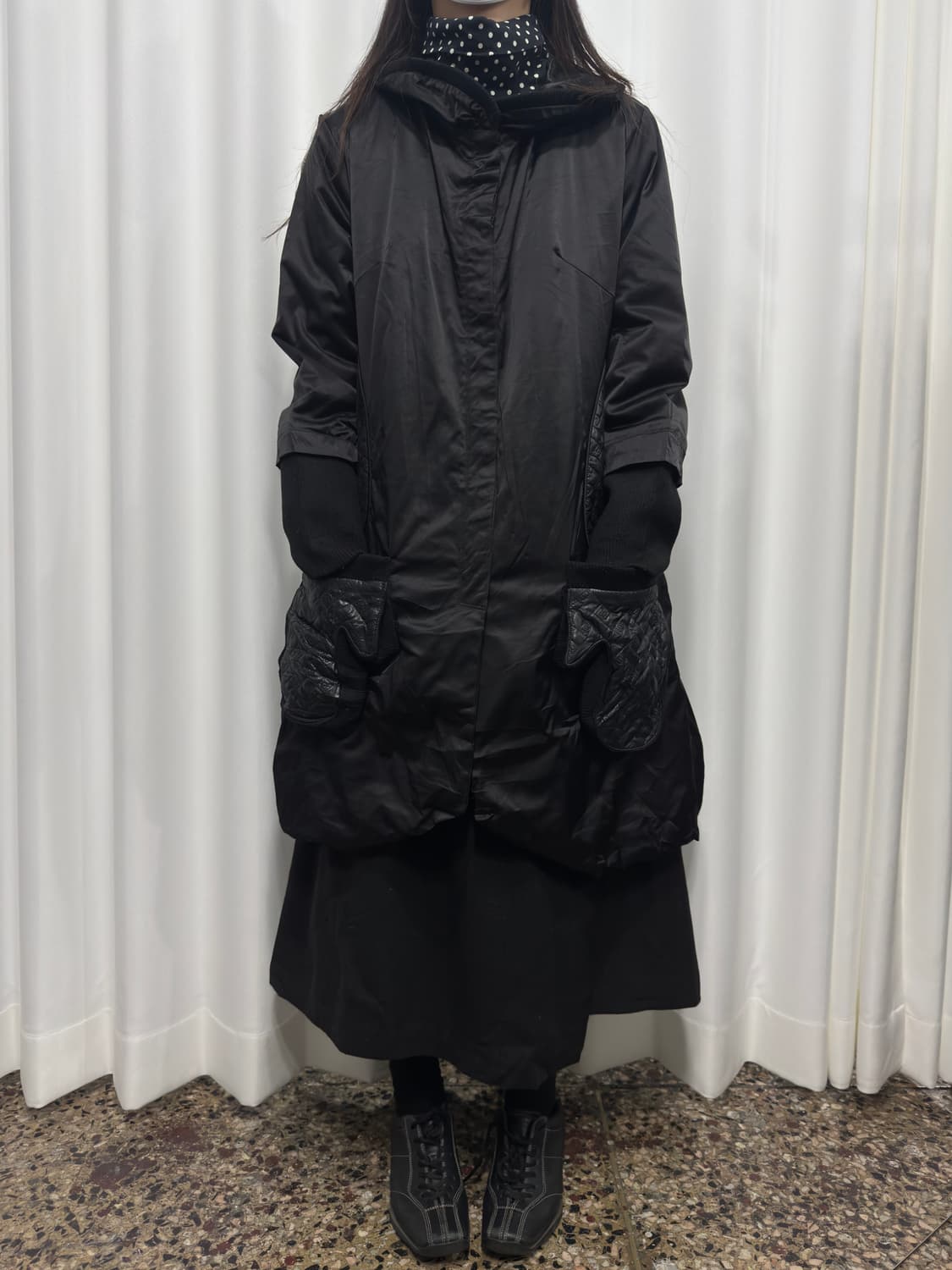 linea monica pocket design long jacket 상품이미지2