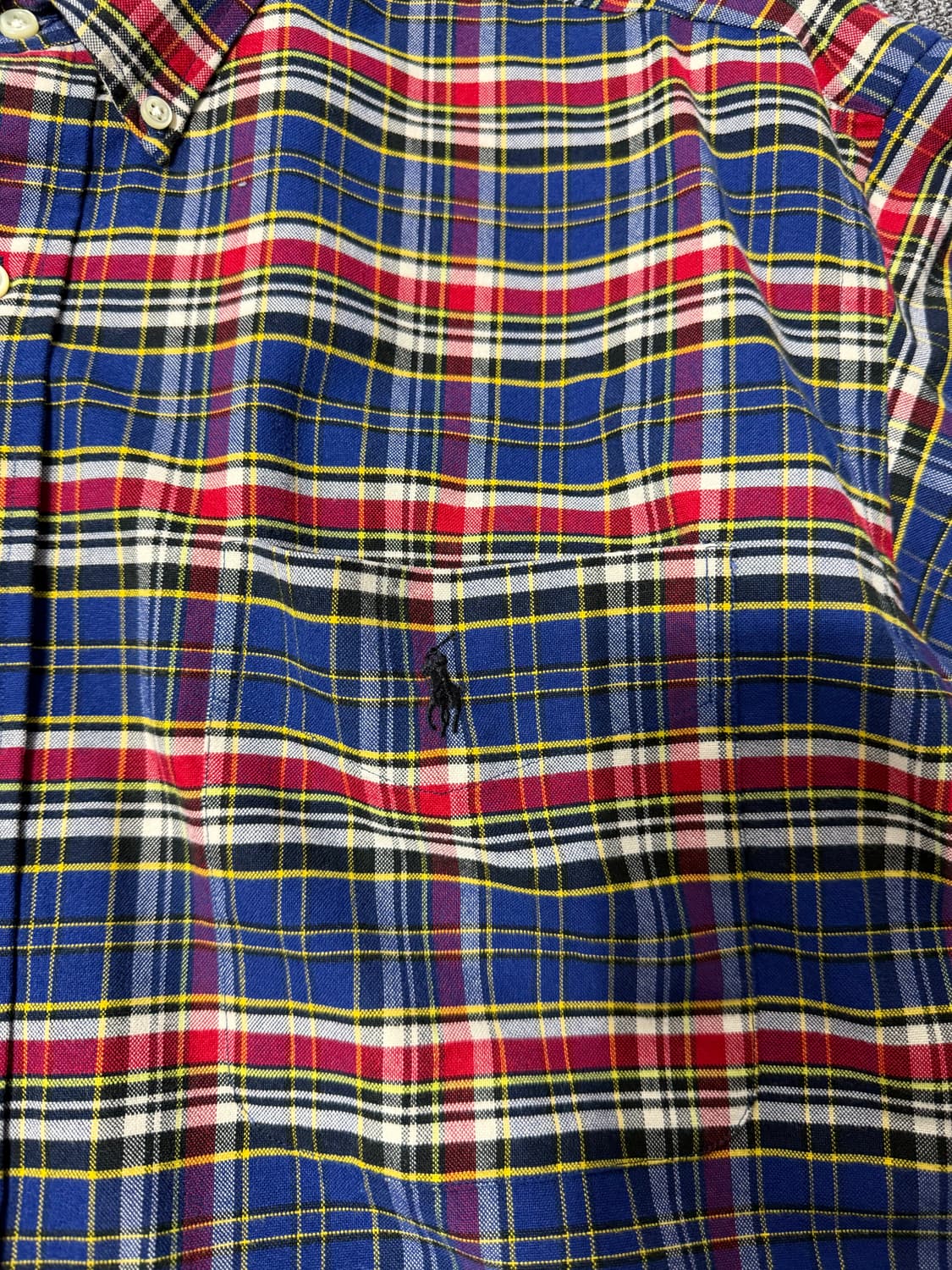 90's Polo ralph lauren BIG shirt  상품이미지4