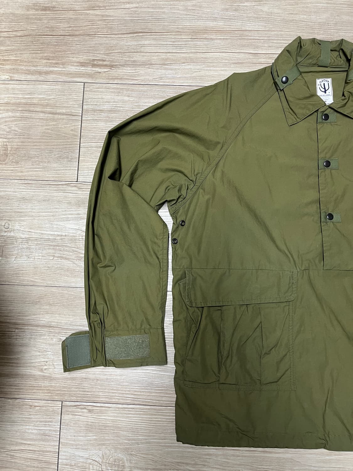 코로나 CORONA 올리브 아노락 셔츠M 상품이미지2