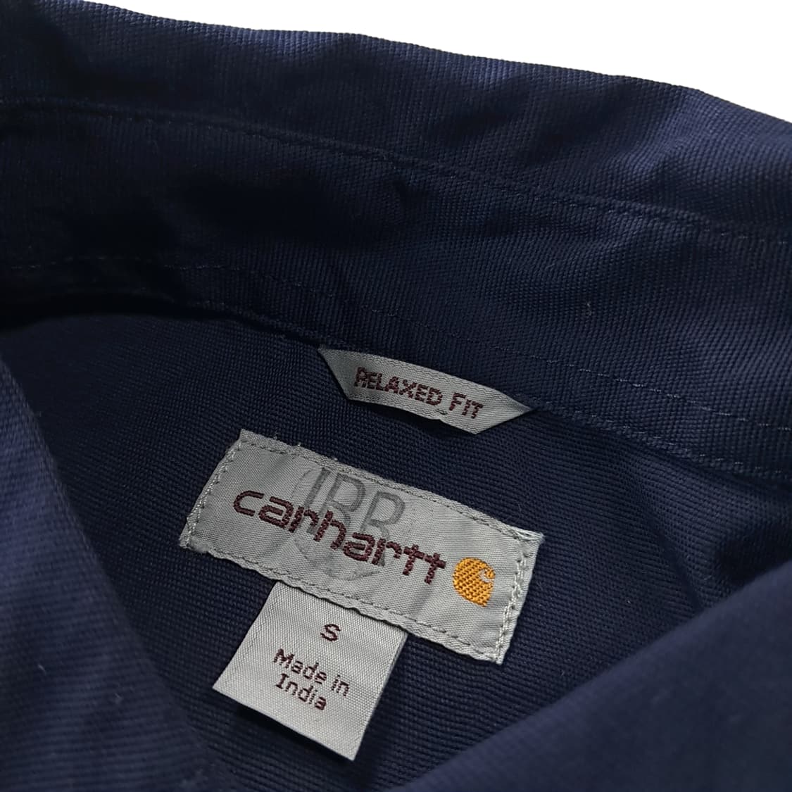 CK437 S 칼하트 엘라스틴 로얄다크네이비 반팔 셔츠 남방 상품이미지3