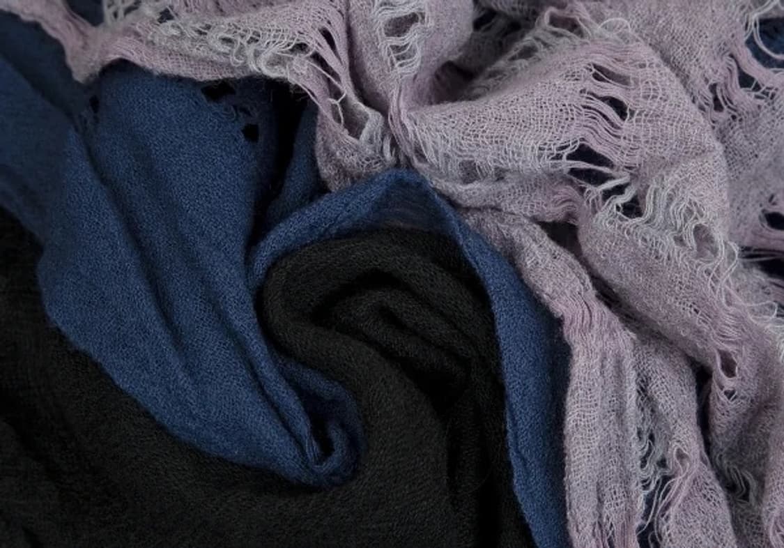 (네고가능)요지 야마모토 트리플 레이어드 울 머플러 Y's Layered 상품이미지2