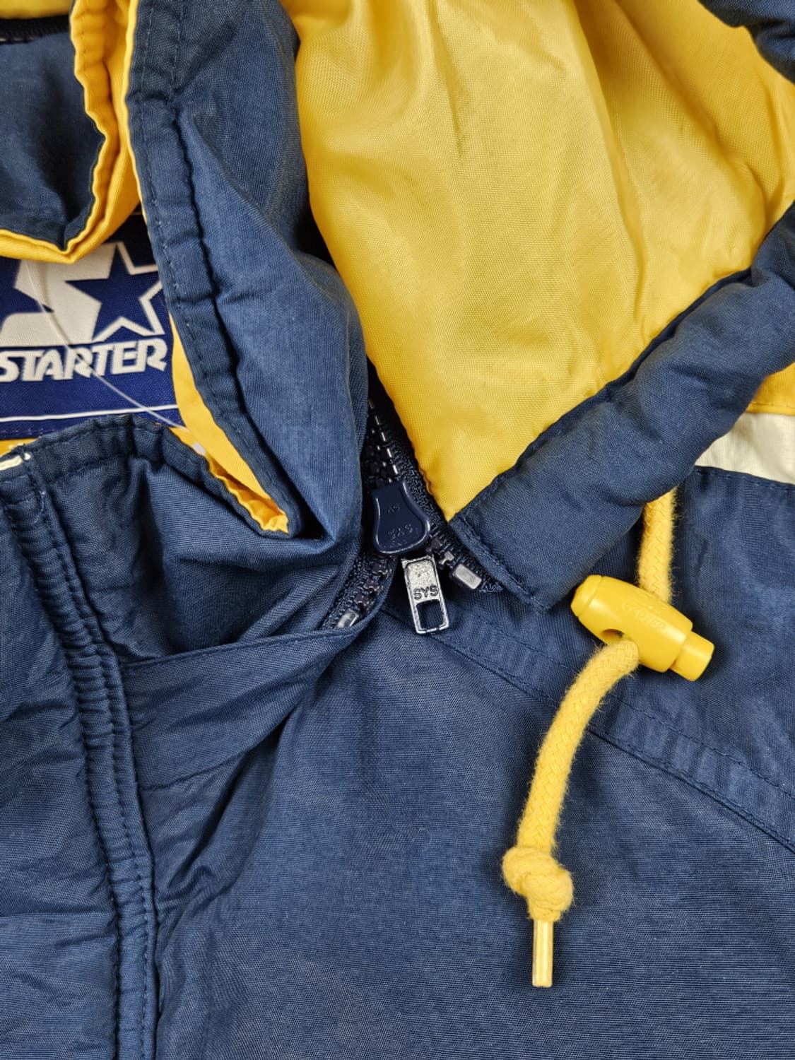 스타터 미시건 울버린즈 팀로고 라인 푸퍼 자켓 ( XL ) / 10179 상품이미지8