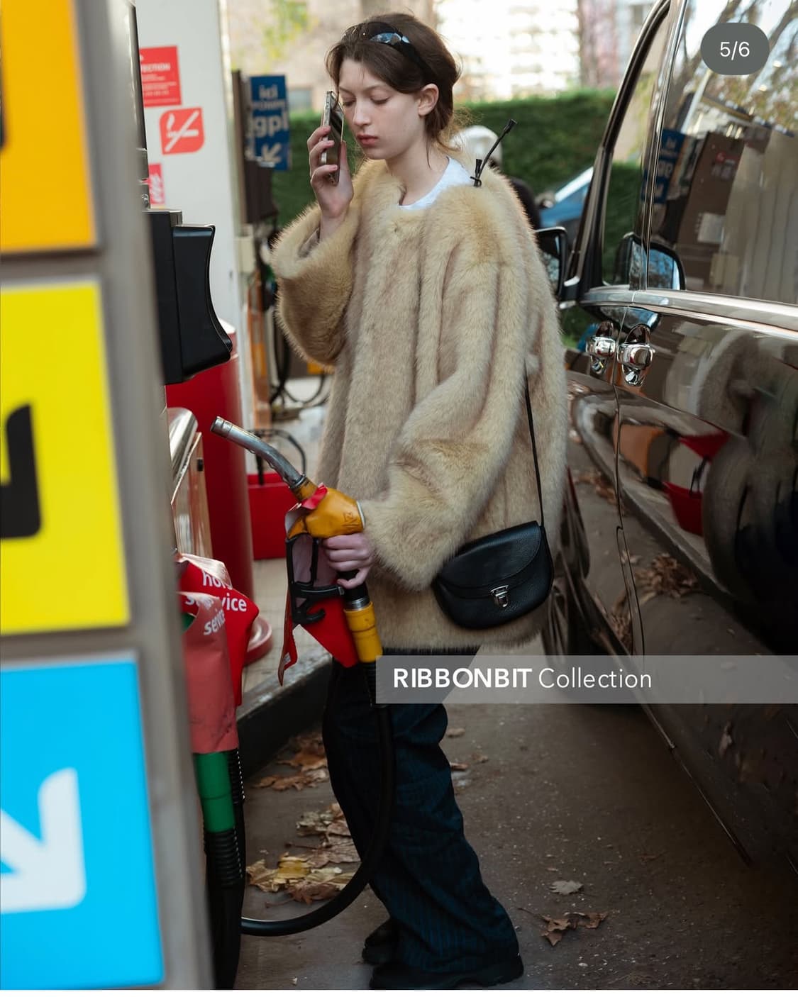 리본빛 Jade Fur Coat - Ivory 상품이미지6