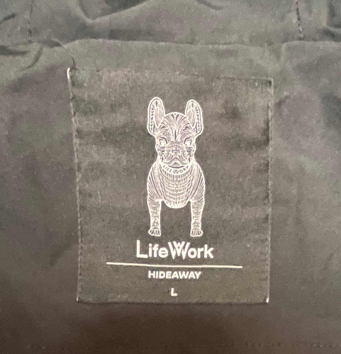 라이프워크 블랙 후드 코트 L 상품이미지3