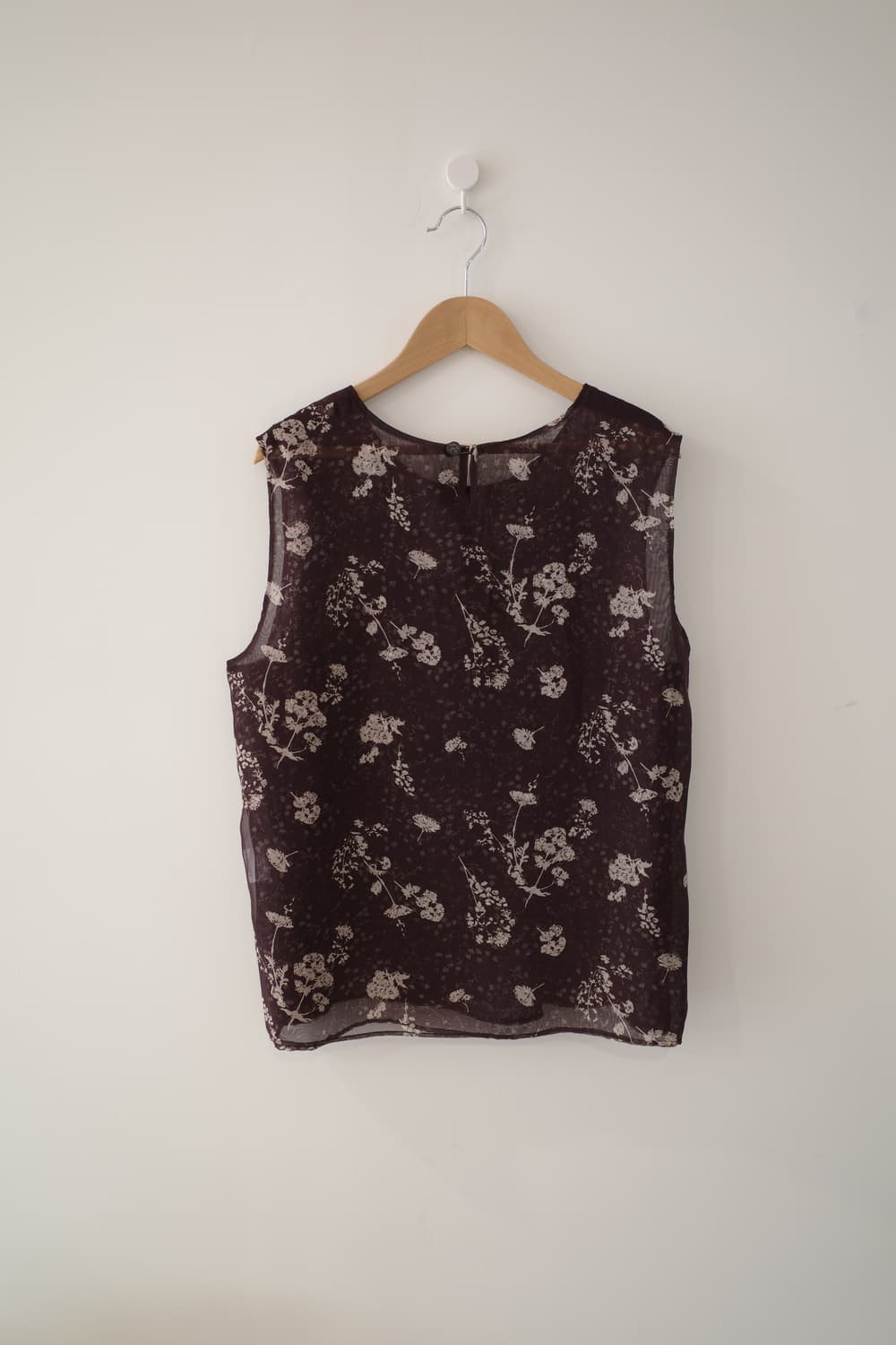 Brown flower sleeveless  상품이미지4