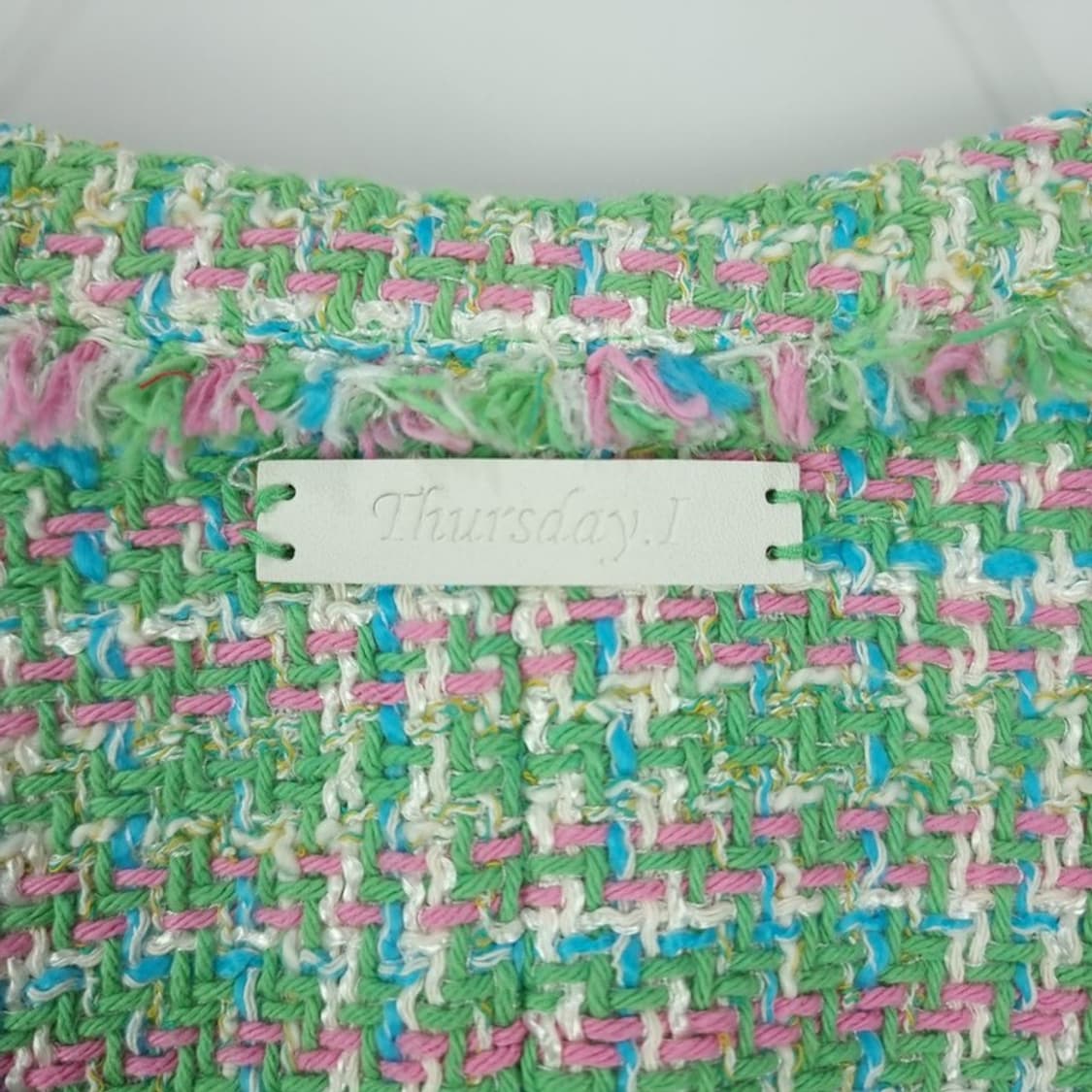 [써스데이아일랜드] 23S/S 반팔 트위드 자켓 M19620 상품이미지6