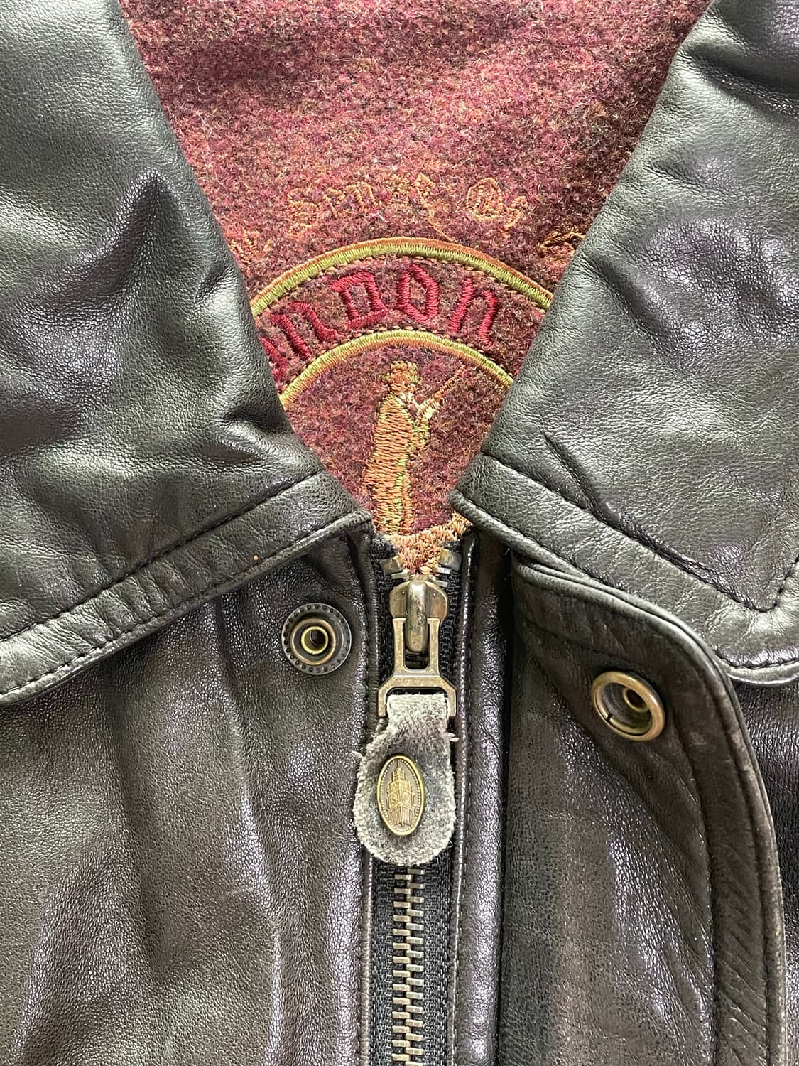 상태좋음) 90's 런던포그 양가죽자켓 105size 상품이미지2