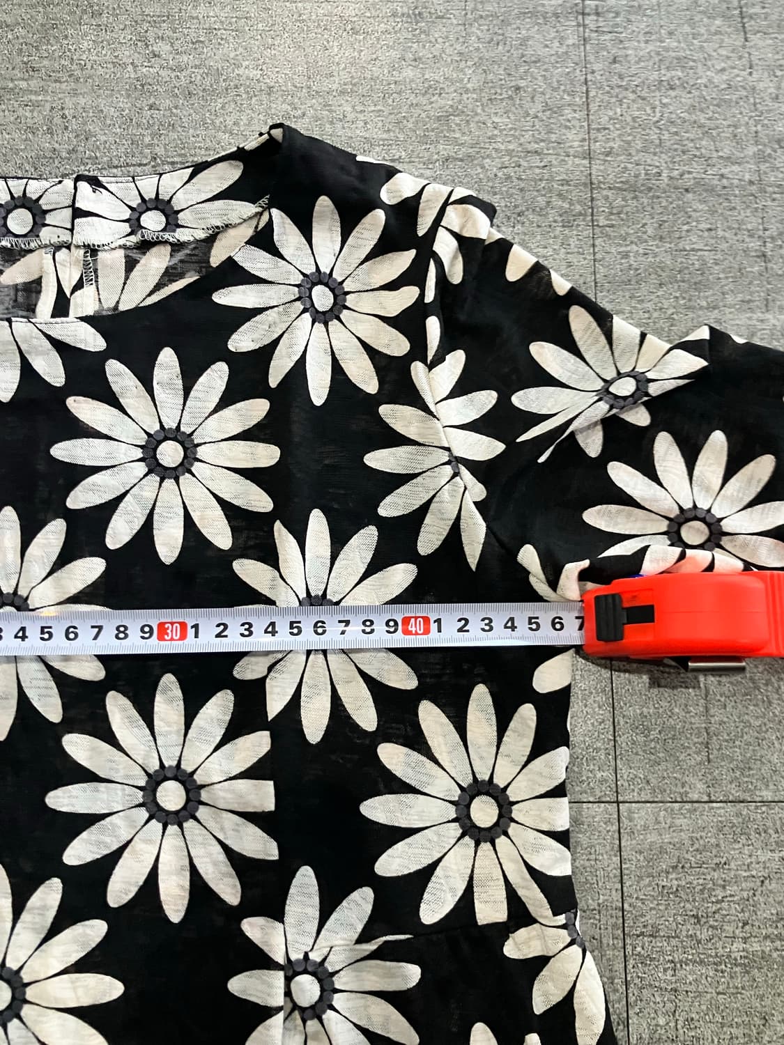 일본빈티지 하구미모리걸 달천깔페어리 할메카지 플라워티셔츠 상품이미지2