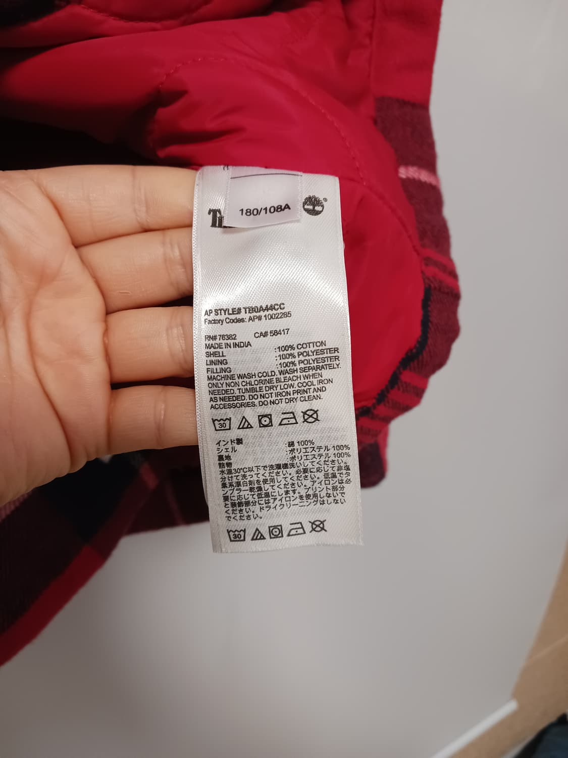 팀버랜드 셔츠형자켓 상품이미지3