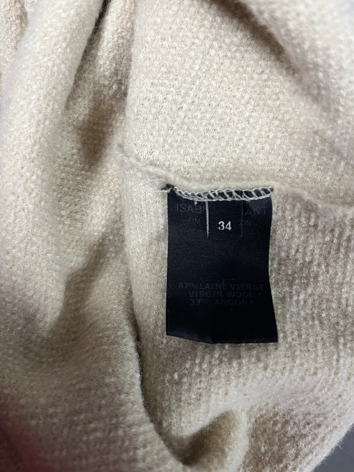 이자벨마랑 아이보리 터틀넥 니트 상품이미지3