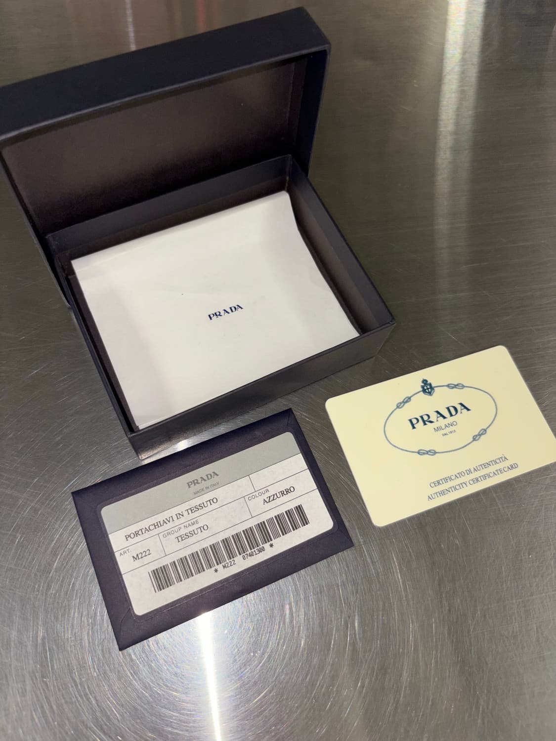 프라다 삼각로고 키 케이스 반지갑 상품이미지2