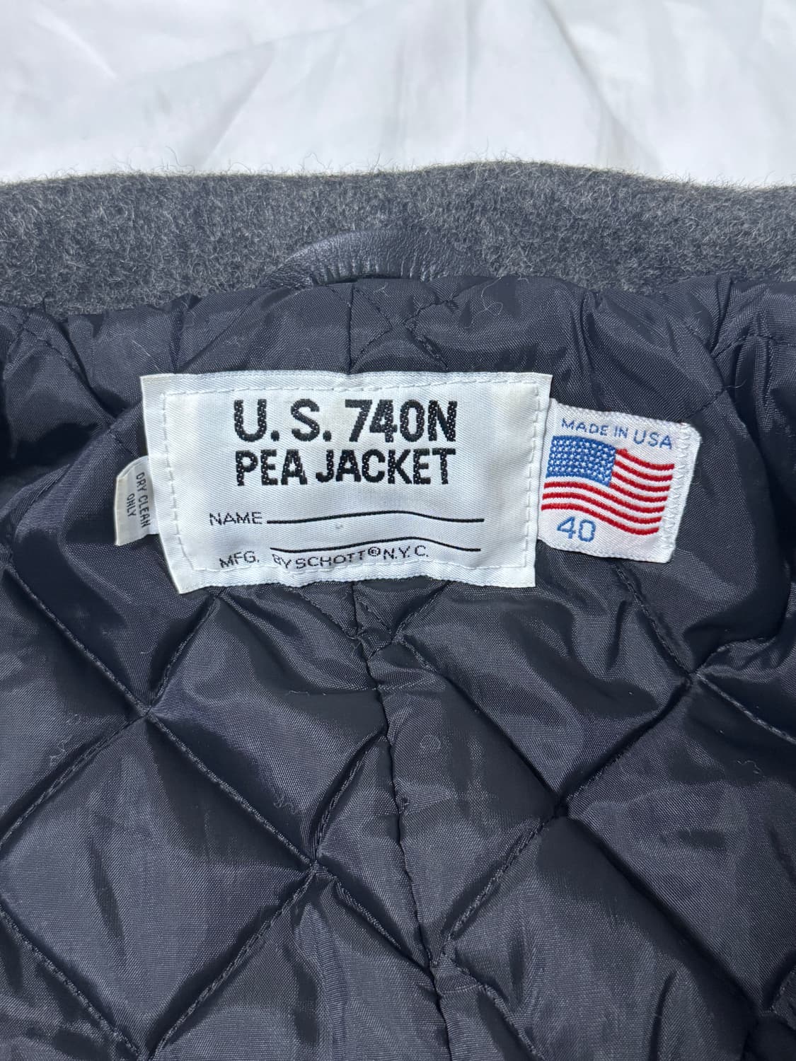 Usa 쇼트 울 피코트 상품이미지4