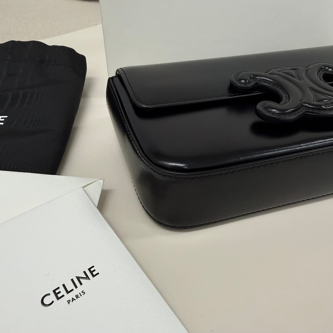 (당일출고) 셀린느 퀴르 트리옹프 체인 숄더백 상품이미지3