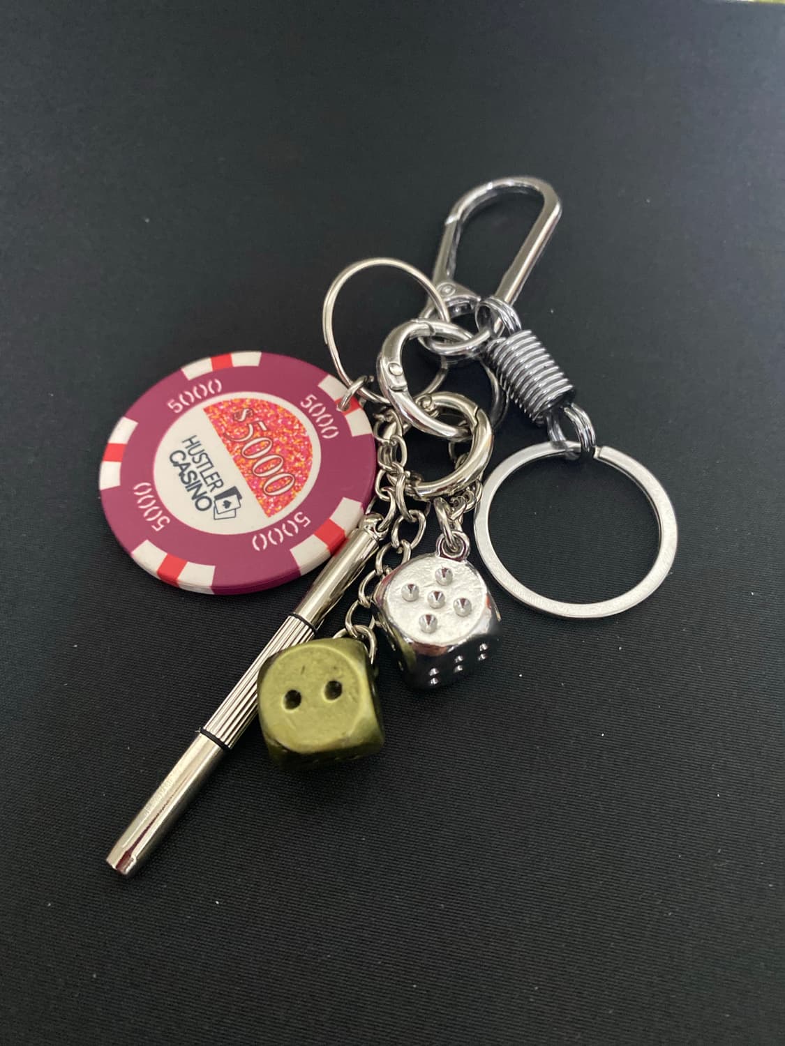 메탈 다이스 카지노 칩 키링 상품이미지2