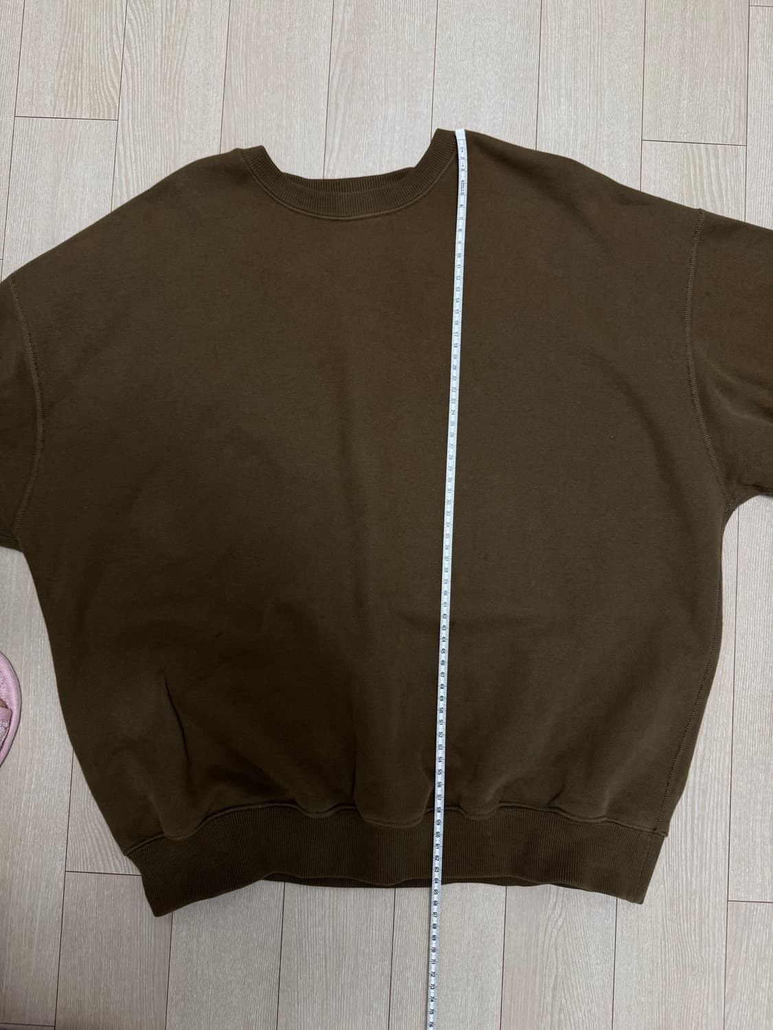 카키스 스탁 크루넥 스웻셔츠 올리브 상품이미지6