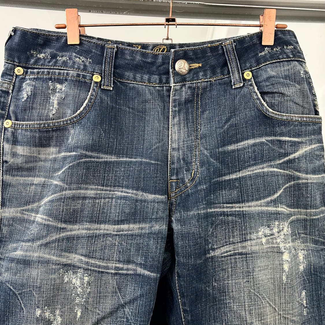 General Idea 멀티패치 부츠컷 데님 팬츠 상품이미지7