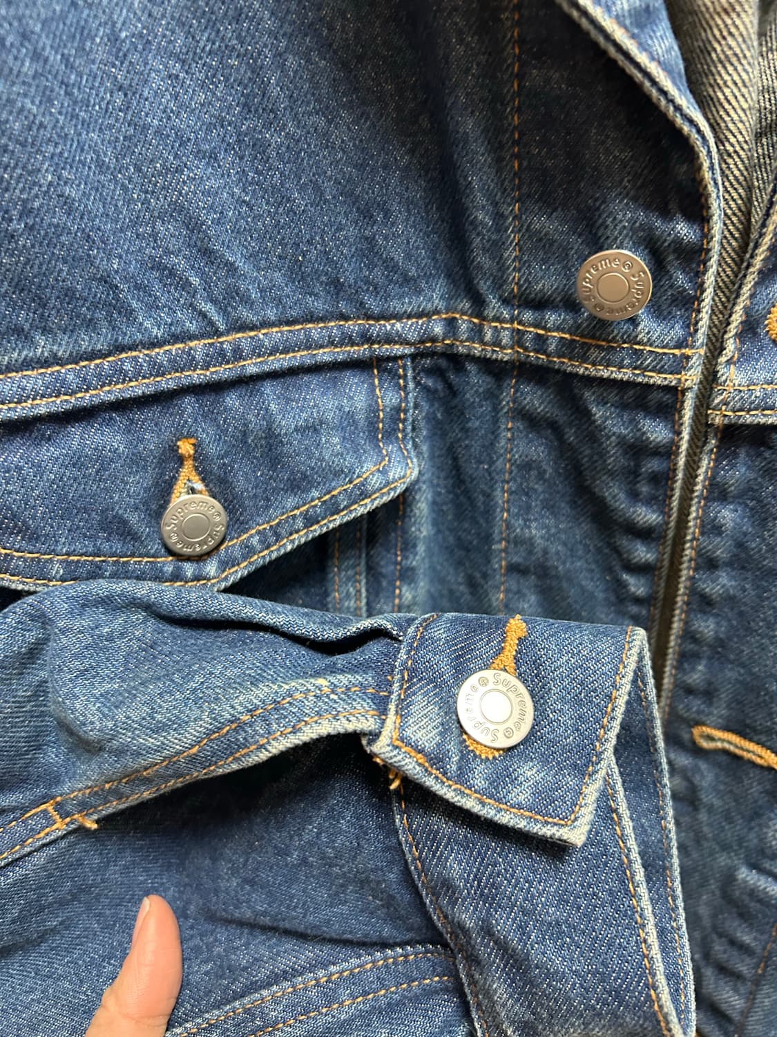 슈프림 시보리 데님 트러커 (M사이즈) 상품이미지7