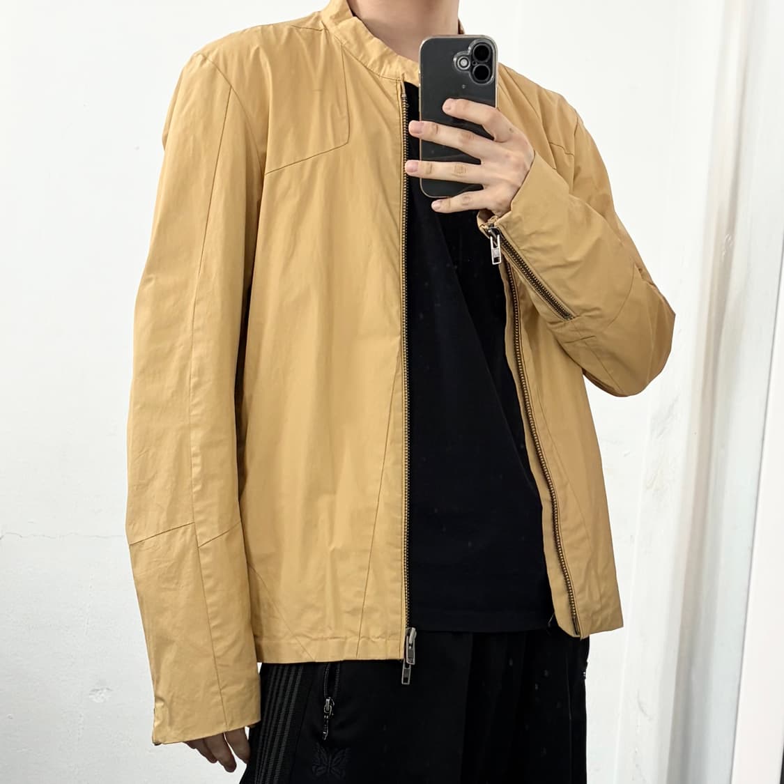 디젤 블랙골드 코튼 바이커 자켓 상품이미지4