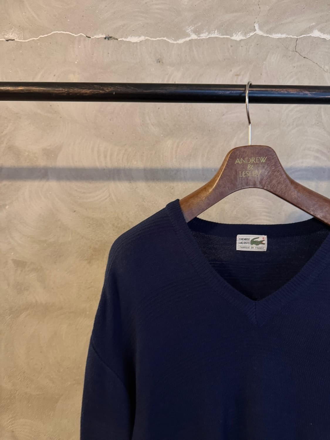 라코스테 브이넥 니트 100 상품이미지2