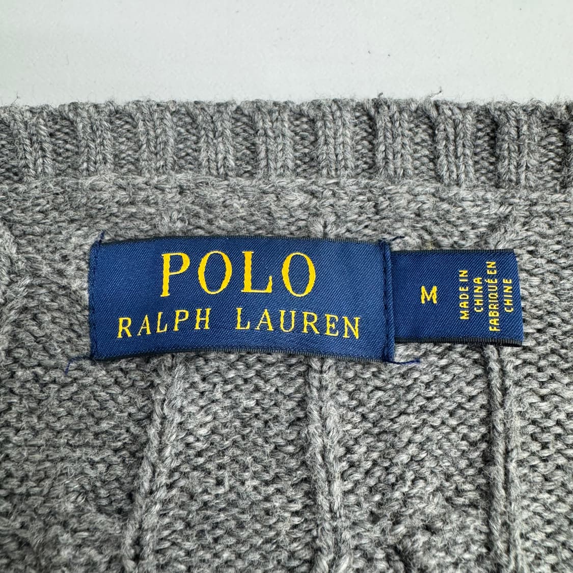 폴로 케이블 니트  상품이미지4
